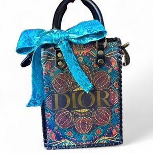 Dior Blue Patterned Women's Bag